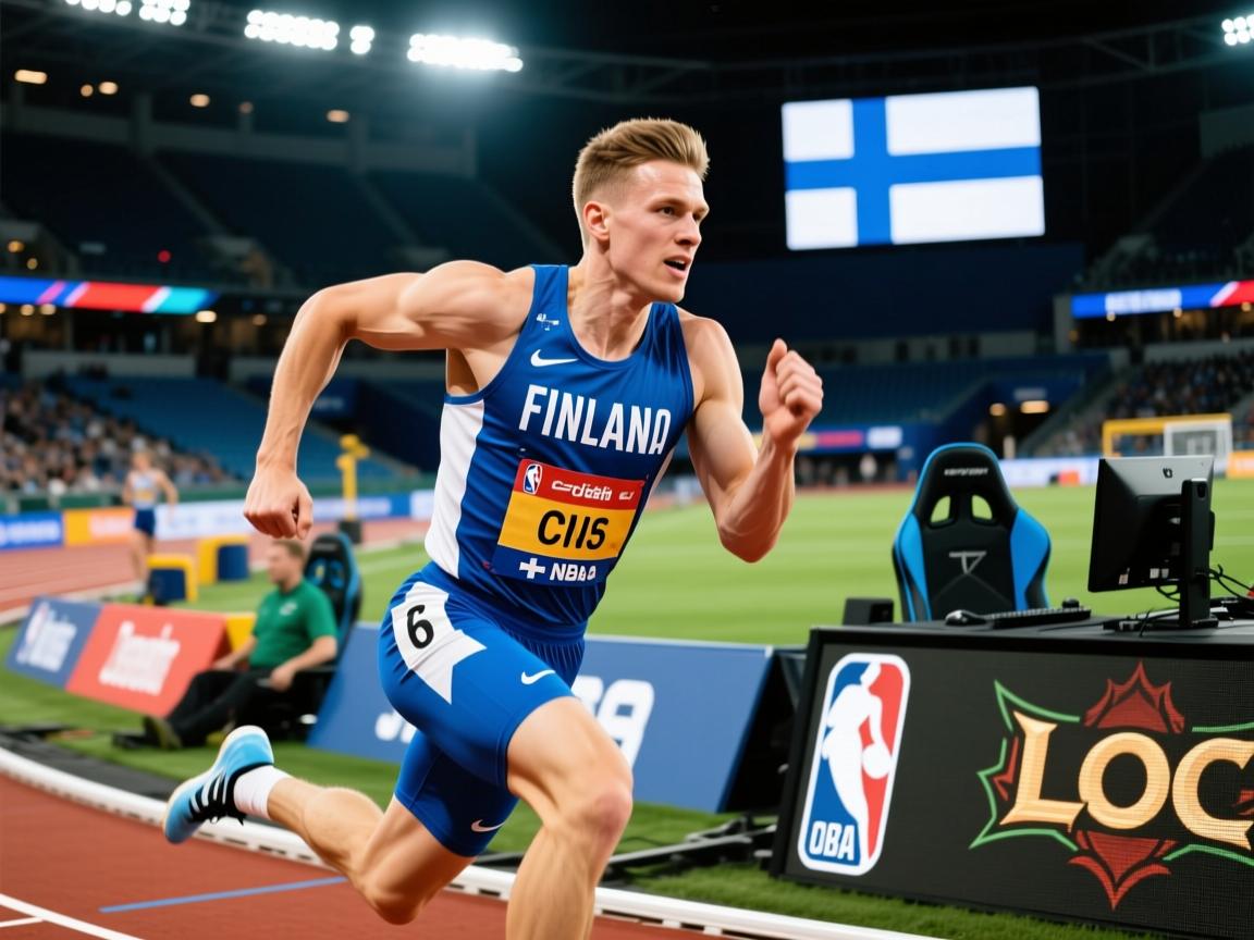 芬兰田径选手努力拼搏 给人深刻印象  第1张