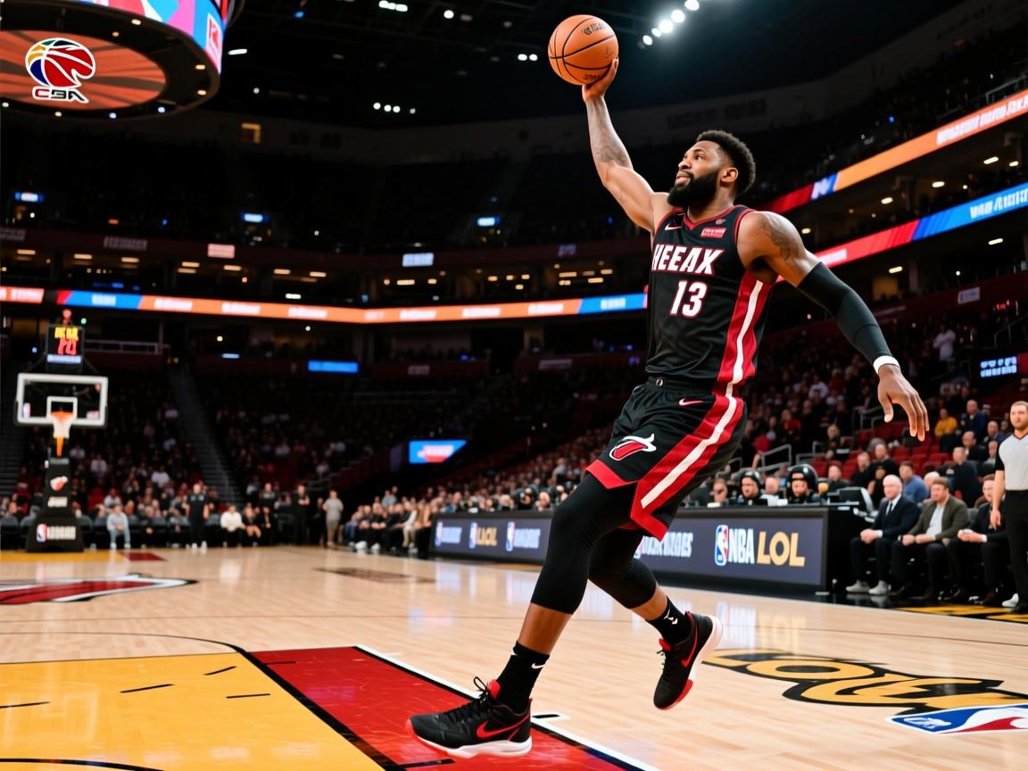 热火队球员突破个人纪录，成为球队得分王